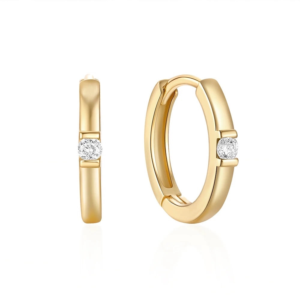 Julane white earring