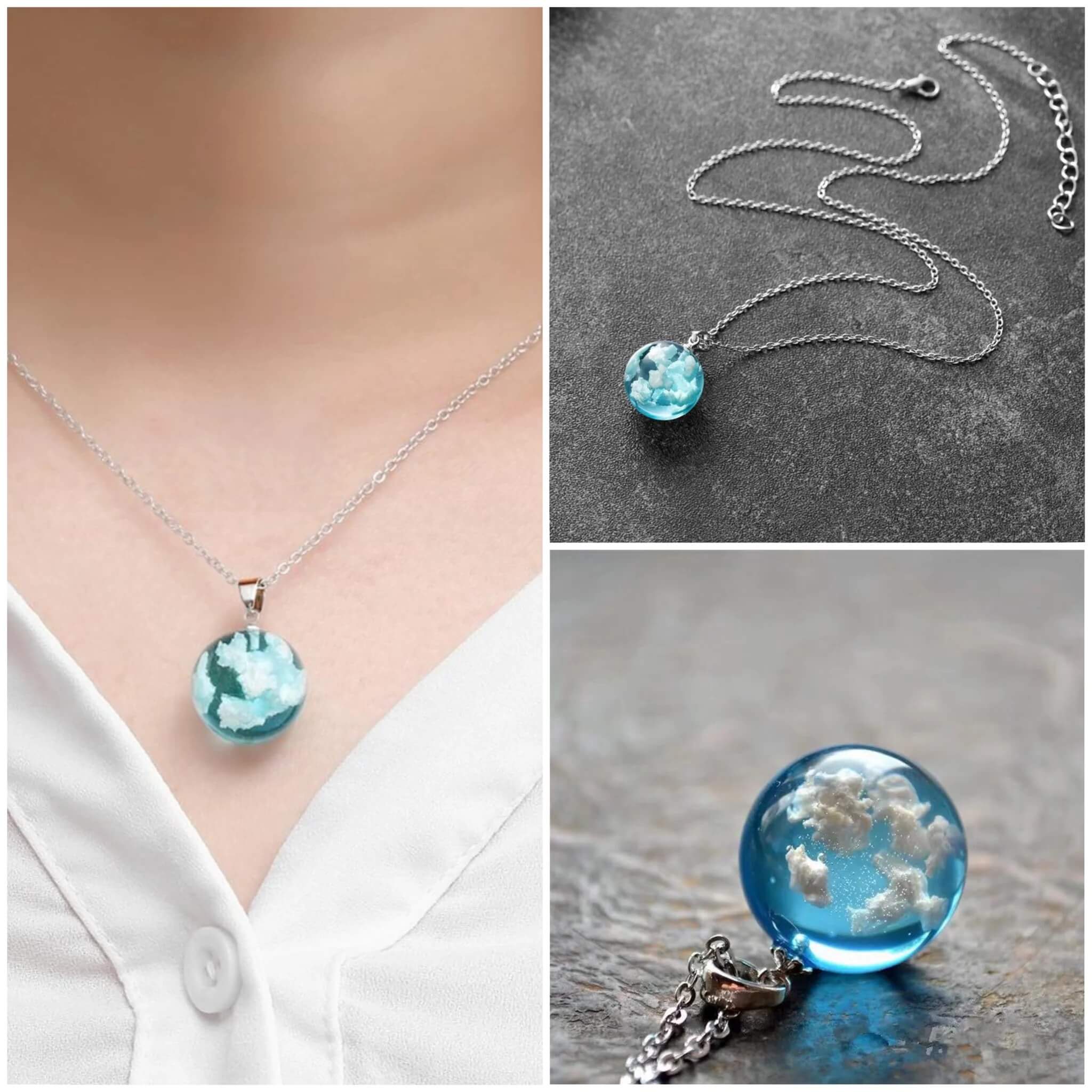 CLOUDS NECKLACE.